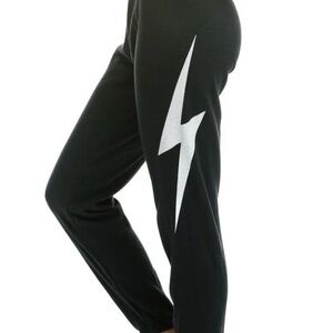 Aviator Nation sweatpants Bolt sz Large charcoal